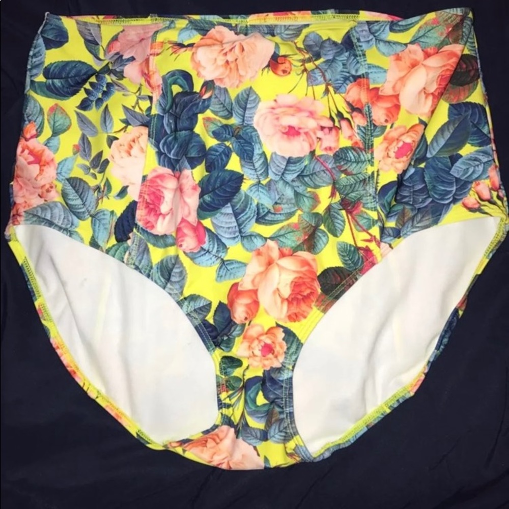 Lime Ricki high waist Lemon Rose XXL NWT